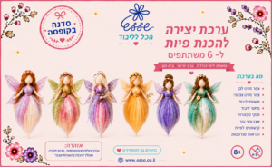 ערכת יצירה להכנת 6 פיות מצמר – מושלמת לימי הולדת